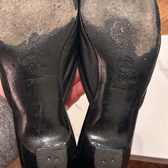 Chanel black patent leather mule - Picture 8 of 9